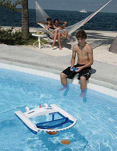 image for Dunnrite Products Dunnrite Hydro-Net Remote Controlled Pool Skimmer, O