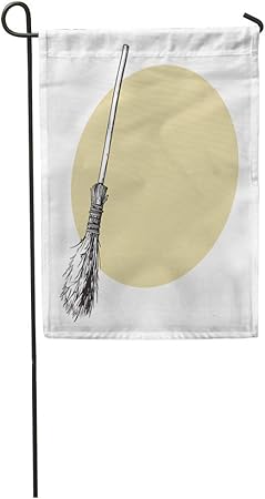 Amazon Com Semtomn Garden Flag Single Old Twig Broom Broomstick
