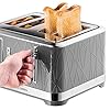 Russell-Hobbs-28102-Structure-Toaster-4-Slice-Contemporary-Design-Featuring-Lift-and-Look-with-Frozen-Cancel-and-Reheat-Settings-Grey Russell Hobbs 28102 Structure Toaster, 4 Slice - Contemporary Design Featuring Lift and Look with Frozen, Cancel and…
