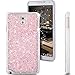 Galaxy Note 3 Case, NSSTAR Beauty Luxury Shiny Sparkle Bling Bling Glitter Handcraft Crystal [Rhinestone Diamond] Hard Plastic Plated Slim Case Cover Full Cover Protective Case for Samsung Galaxy Note 3 (Diamond: Pink)