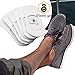 No Show Socks 8BESS GIFT Mens Socks Low Cut Non-Slip Grips (US:7-10, White-6 pairs)