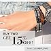 Ashley Bridget Hair Tie Bracelet - Elegant Elastic Holder Bangle Bracelet with Gift Box for Women (Rose Gold Plated)