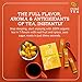 Cusa Tea & Coffee | Premium Instant Mango Green Tea With Real Fruit & Spices | Organic Leaves Drink Mix Packets | Hot or Iced Tea (30 Single Servings)
