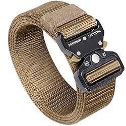 FAIRWIN Tactical Belt, Military Style Webbing