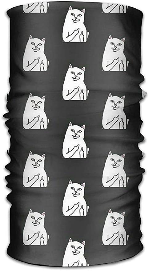 EJjheadband Full Screen Cat 16-in-1 Magic Scarf,Face Mask,Fishing Mask,Thin Ski Mask,Neck Warmer Balaclava Bandana Raves,Dust,Riding Bike,Motorcycle,Outdoor Activities