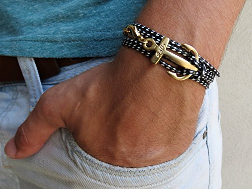 Men s Bracelet - Men s Anchor Bracelet - Men s Nautical Bracelet - Men s Jewelry - Sailor Bracelet - Guys Jewelry - Guys Bracelet - Jewelry For Men - Bracelets For Men