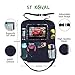 Car Backseat Organizer - Kick Mat Car Seat Storage for Kids - Car Organizer with Tablet Holder - Best Baby Back Seat Protector