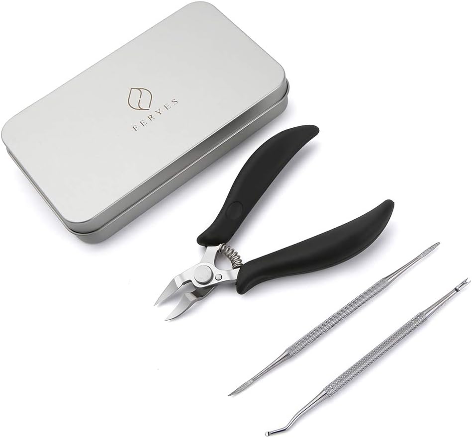 FERYES Toenail clipper with ingrown nail tools Toenail & Fingernail