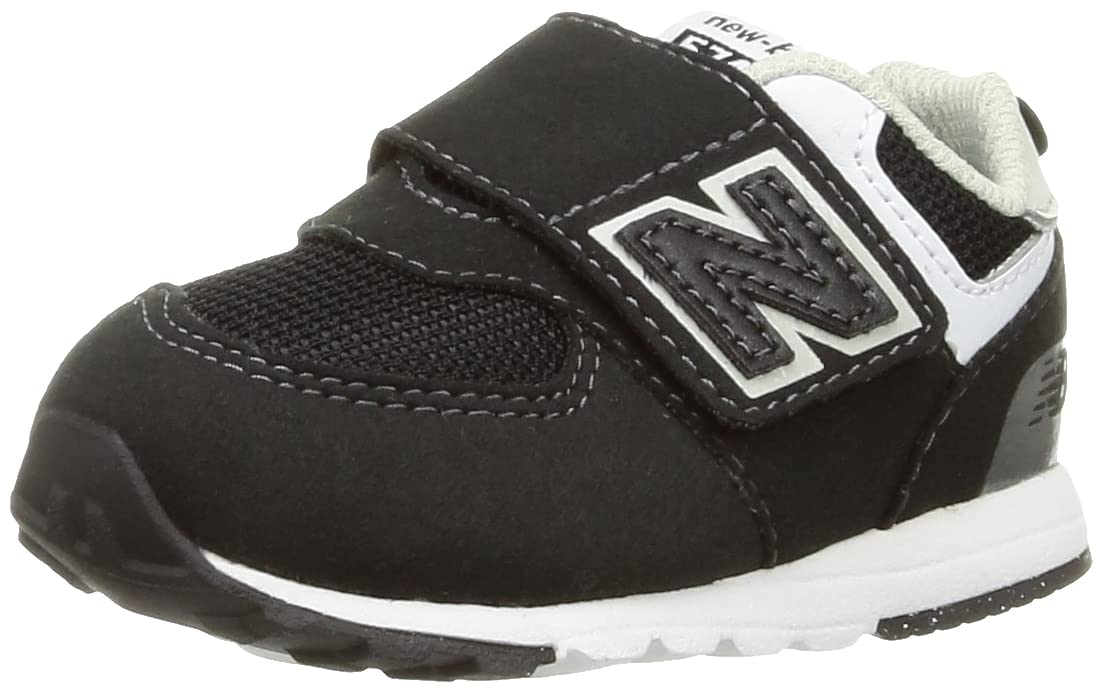 [ニューバランス] キッズスニーカー NEW-B 574 幅広 軽量 マジックテープ ベビー BK(ブラック) 12.0 cm W商品画像