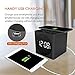 Wireless Charging Alarm Clock Radio for Bedroom, Wireless Charger Compatible iPhone X iPhone 8 with Bluetooth Speaker, USB Charging, FM Radio, Loud Alarm for Heavy Sleepers, 4 Dimmers, Snooze, Black