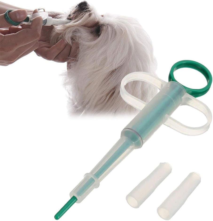 Pet Pill Feeder Safety Dog Cat Tablets Feeder Pill Pusher Pill Gun Pill Popper Soft Silicon Tips Feeding Syringe Plunger Capsules Liquid Medicine Nursing Feeding Tool Dispenser For Small Animal - Image 5
