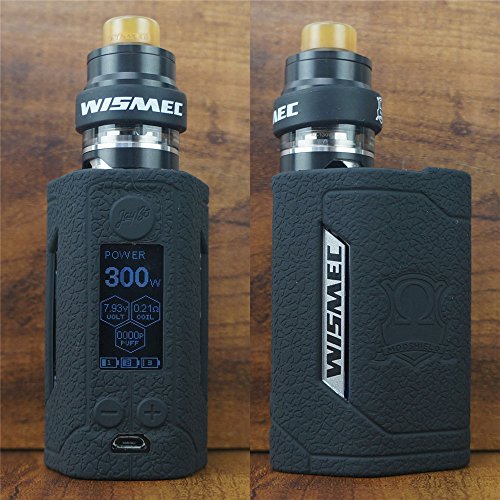 ModShield for Wismec Reuleaux RX GEN3 300W TC Silicone Case & TANK BAND ByJojo GEN 3 Skin Cover Sleeve Shield (Black)