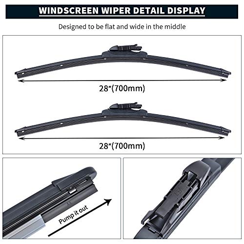 Ford Escape Windshield Wipers Size