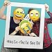 MoreTeam Emoji Photo Booth Props 27 Piece DIY Kit with 4Pcs Free Bookmark for Birthday Reunions Wedding Parties (27pcs Emoji)