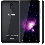 HAFURY UMAX 6.0 inch 3G Phablet Tablet Unlocked Smartphone Dual Sim Android 7.0 2GB RAM+16GB ROM 4500mAh Battery OTG Back and Rear Camera 1280 x 720 Pixel IPS Screen (Black)