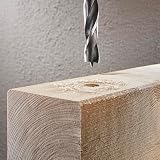 Wolfcraft Depth Stop Drill Bit Set Wood Softwood 6 8 10mm Chrome Vanadium Allen view 3