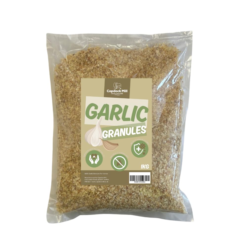 Copdock Mill Garlic Powder for Chickens 1kg - Add to Chicken Feed to Aid Digestion, Immune Support and Reduce Hair Loss - Antibiotic and Antifungal Properties
