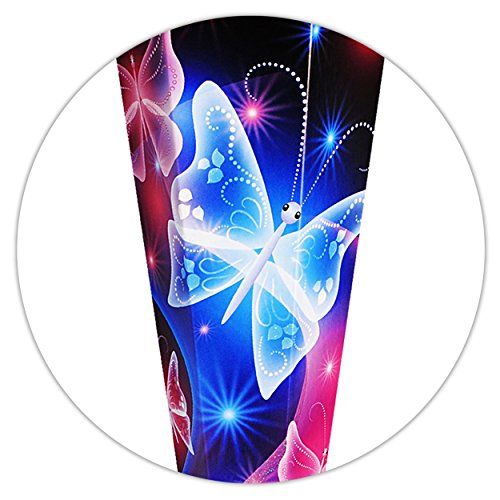 alles-meine.de GmbH 10 Stück 3-D Glitzer Effekt ! Schultüten - Bunte Schmetterlinge & Blumenranken - 50 cm - 6-eckig… – Bild 5