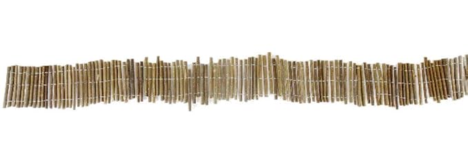Michel Toys Weide Beeteinfassung Steckzaun Rasenkante Weidenzaun Länge:200 cm, Höhe:15 cm (6)