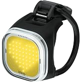 Knog Blinder Mini Bike Light - Bright 50 Lumen Bike Headlight with COB LED, USB Rechargeable, 8 Flash Modes, Ultralight 17g, IP67 Waterproof, 300m Visibility