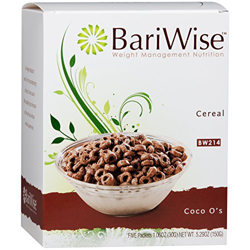 BariWise Low-Carb High Protein Diet Cereal - 15g Protein Per Serving - Sugar Free Coco Flavored Cereal - (5 Count)