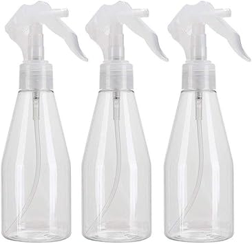 Spruhflaschen Pflanzen 200ml Leer Spray Flasche Klare Spruhflaschen 3er Pack Kunststoff Spruhflasche Fur Reinigung Schonheit Garten Kosmetik Amazon De Baumarkt