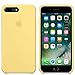 Anti-Drop iPhone 8 Plus / 7 Plus (5.5Inch) Liquid Silicone Gel Case, TOSHIELD Soft Microfiber Cloth Lining Cushion for iPhone 8 Plus and 7Plus (Yellow)