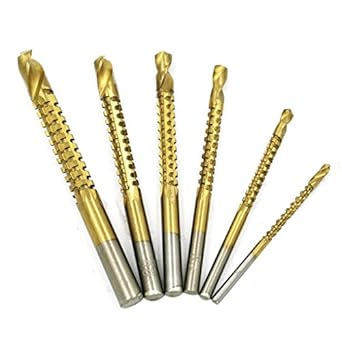 Generic 6Pcs 3-8mm Drill Bit Set Trough Sawtooth Drill Countersink Diy Tool For Production