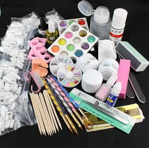 Amazon.com: Pro Color Nail Art Acrylic Powder Set False ...
