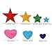 230 Pcs Foam Stickers - Glitter Foam Stickers - BellaBetty Self Adhesive Sparkle Stickers for Crafts /School and Christmas Projects /Home Decoration