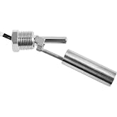 FOCMKEAS Stainless Steel Float Switch, G1/2, 115 Mm, Silver | Side Mounted Design, Water Level Sensor, Liquid Level Controller Switch, for Smart Toilet Solar Tank Pool Pump
