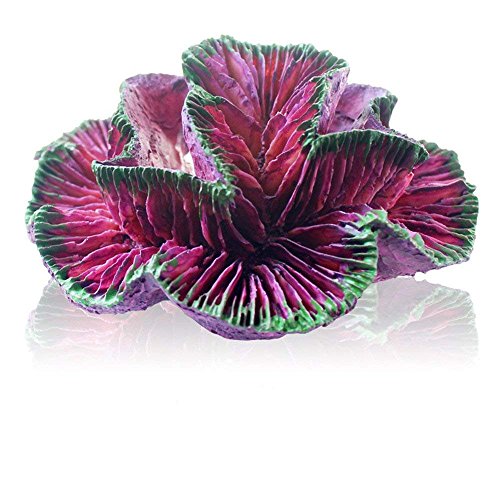 Danmu 1pc of Polyresin Coral Reef Ornaments, Aquarium Coral Decor for Fish Tank Aquarium Decoration 4.72″ x 3.54″ x 2.16″