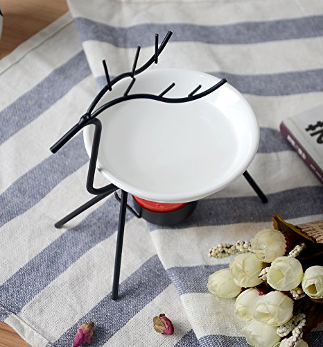 image for Hwagui - Deer Design Burner Candle Aromatherapy Oil Lamp Air Freshener
