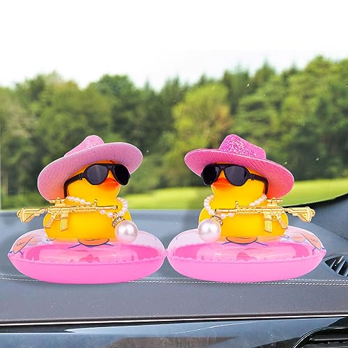 MuMyer Car Duck Decoration Dashboard, Rubber Duck for Car Dashboard