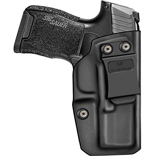 Gun & Flower Sig P365 Holsters, KYDEX IWB Holster for Sig Sauer P365