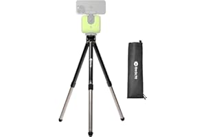 XbotGo Update T1 Tripod, 3.77ft Height, 6.6lb Load Capacity, Lightweight Aluminum, Compatible with XbotGo Chameleon Sports Gimbal, Extra Quick-Release Mount, Easy Setup, Portable