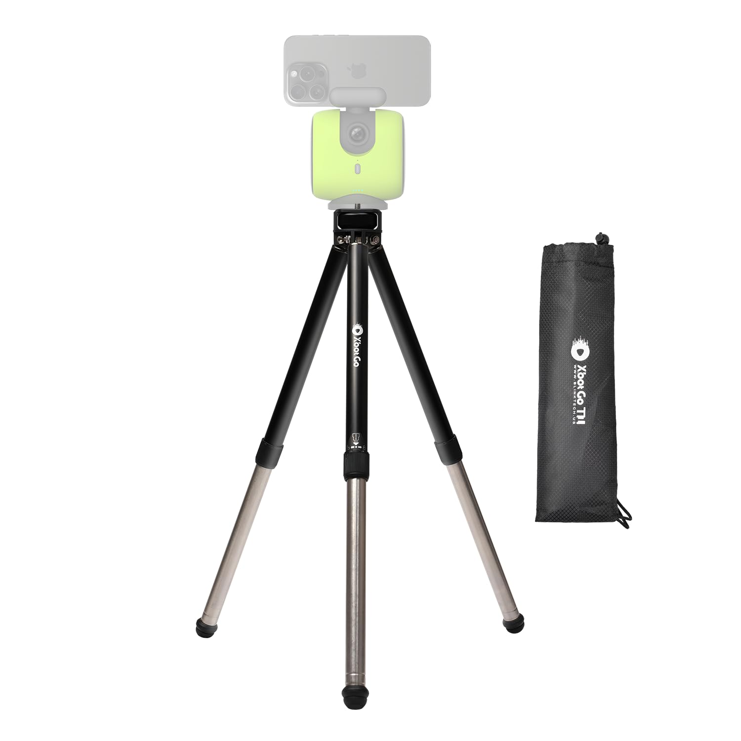 Photo 1 of XbotGo Update T1 Tripod, 3.77ft Height, 6.6lb Load Capacity, Lightweight Aluminum, Compatible with XbotGo Chameleon Sports Gimbal, Extra Quick-Release Mount, Easy Setup, Portable