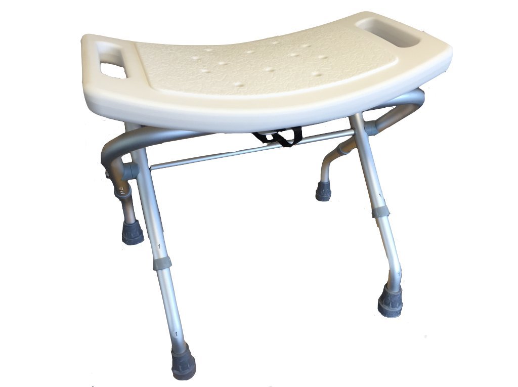 NRS Healthcare L97729 Portable Shower Stool - FOLDABLE