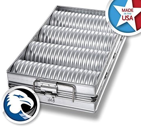 Chicago Metallic Bakeware Glazed 4-Loaf Crimped Crust Bread Pan by Chicago Metallic Bakeware