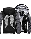 The Walking Dead Daryl Dixon Wing Cashmere Coat Costume Velvet Thicken Jacket