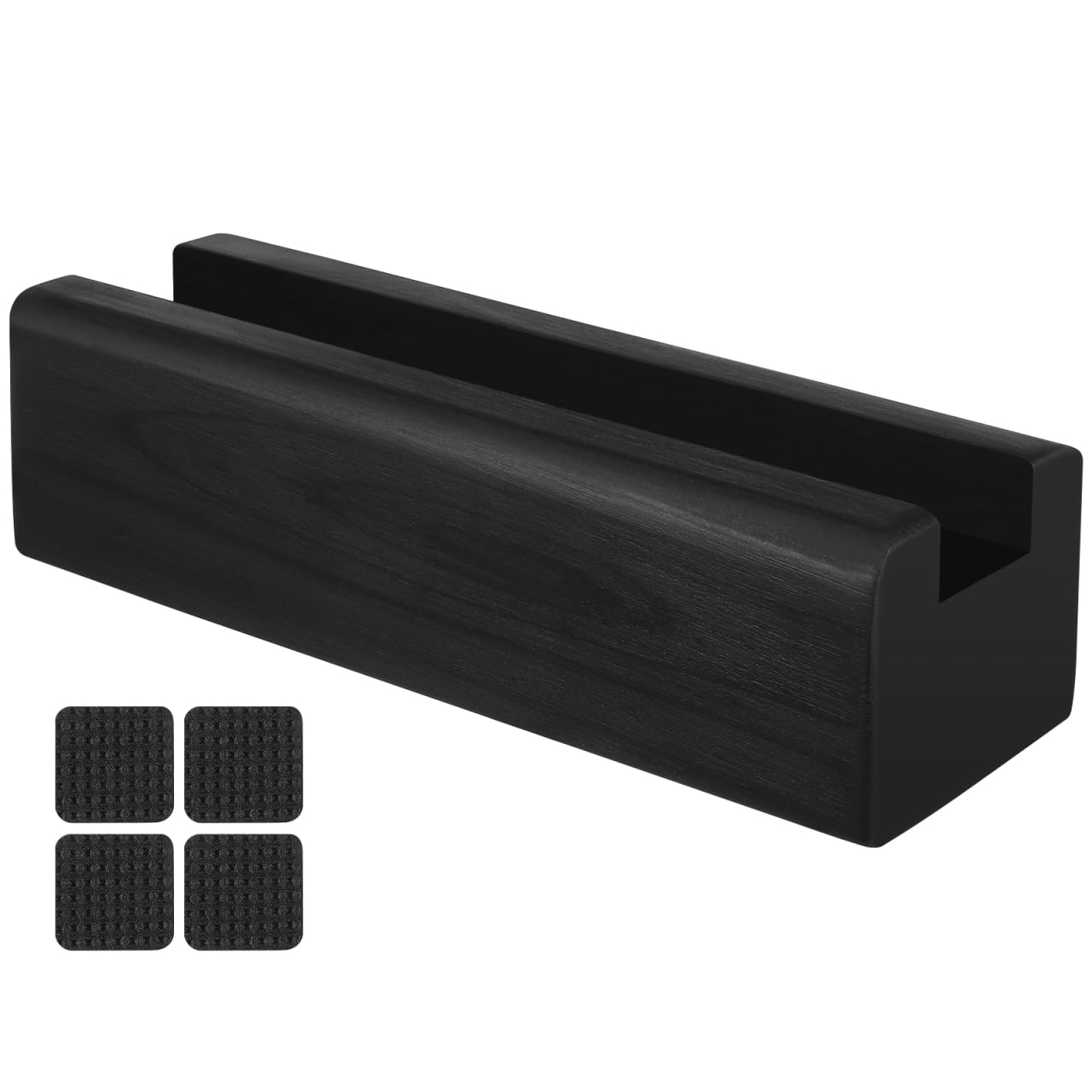 Angoily Floor Mirror Base, Full Length Mirror Holder, Full Length Wooden Floor Stand Artwork Rack Display Easel Black Fixed Support Stand Large