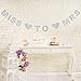 MISS TO MRS Silver Glitter Banner With Heart-Shaped Detail,Bachelorette,Bridal Shower,Engagement,Wedding Shower Party Photo Props.