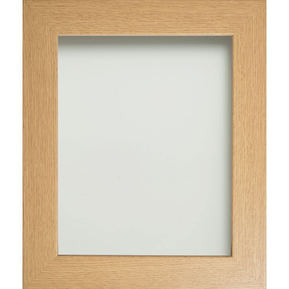 Frame Company Watson Range Beech 10x10 inch Picture Photo Frame *Choice of Sizes* Fitted with Real Glass — image 1