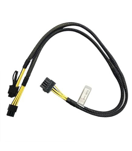 Gintai Câble D'alimentation De Rechange Pour HP 10pin To 6+8pin ProLiant DL380 G9 580 G7 Et GPU 50 Cm