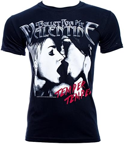 Bullet For My Valentine Men's Temper Temper Kiss T Shirt - Medium, Black