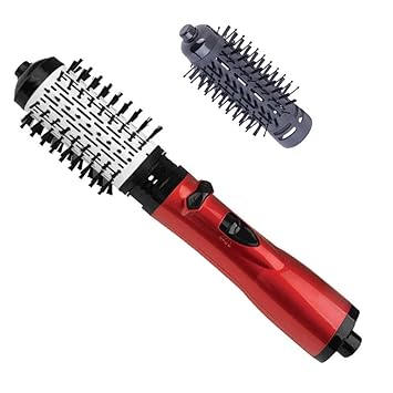 Rotating Hot Air Styling Brush 3 In 1 One Step Ionic Hair Dryer