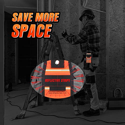 JelBo Magnetic Wristband, Magnetic Tool Belt Holder, Adjustable Tool Organizer Screw Holder with Powerful Magnets for Holding Screws, Tools, Nails, Drill Bits