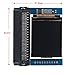 MakerFocus 1.8inch LCD for Micro Bit, Colorful Display Screen Module, 160x128 Pixels(Capable of Displaying 65K Colors) with SPI Interface, Onboard SRAM 23LC1024, Can be Used as Video Memory