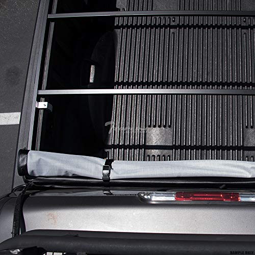 Topline Autopart Hidden Snap On Vinyl Truck Bed Tonneau Cover For 04-14 Ford F150 / 06-08 Lincoln Mark LT 6.5 Feet (78") Bed - Thumbnail 7