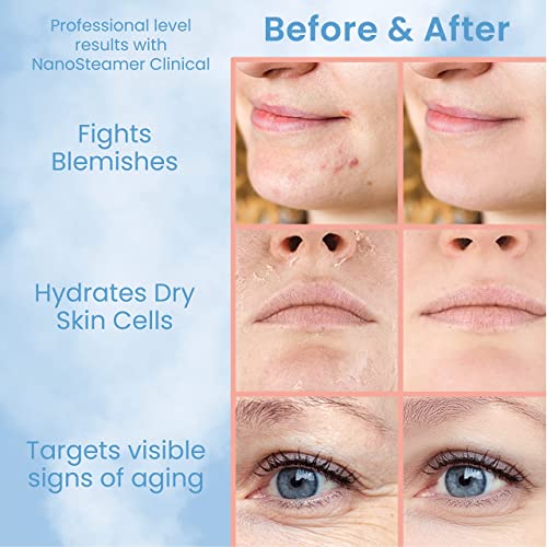NanoSteamer Clinical 10in1 Smart Steam Dermatologist Grade Ionic
